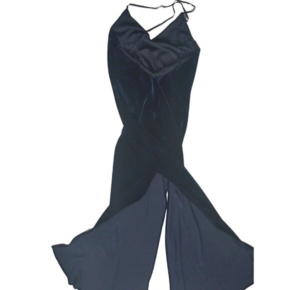 Intermix Blue Velvet Maxi Dress – Women’s Medium - Picture 2 of 5